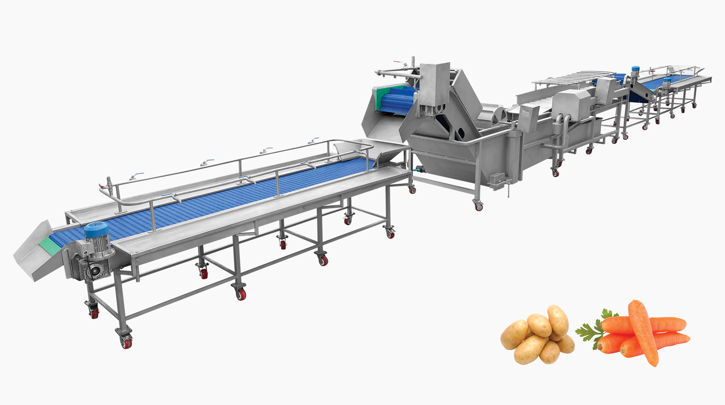 Fruits & Vegetables Washing & Drying Line 